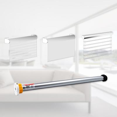 China Smart Minimalist Curtain Blinds TQA25-25 Normal Motor With Wire With YR21188B-6 Channels Remote Te koop