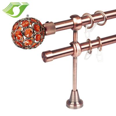 China Country Curtain Handle Rod, Accessories Curtain Rods And Accessories Curtain Poles And Accessories Metal Tracks for sale