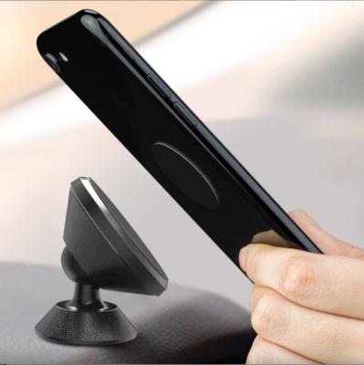 China Portable Mini Compact Car Mobile Phone Holder Rotary Type 360 ​​Degree Suction Cup Fixed Holder Mobile Phone Magnetic Suction Navigation for sale