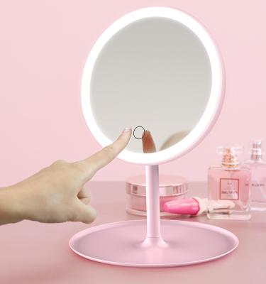 China CLASSIC CLASSIC USB Desk Lamp Vanity Mirror Touch Fill Led Vanity Make Up Mirror for sale