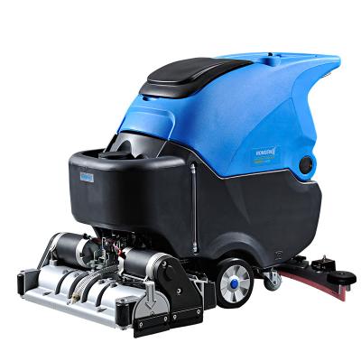 China Hotels R65RBT Walk Behind Cordless Floor Scrubber Sweeper Machine for sale