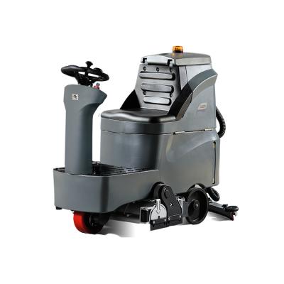 China Hotels Automatic Floor Cleaning Machine , Ride On Floor Scrubber Dryer GM-MINI With Best Quality for sale