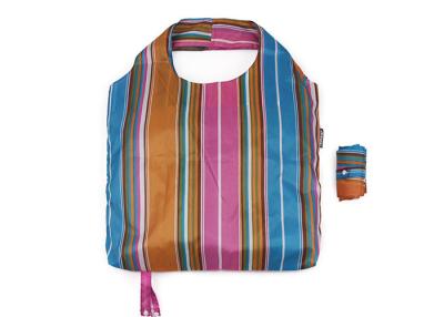 China Bolso de viajes de nylon Eco Tote con ropa reutilizable Bolso de compras plegable de comestibles en venta