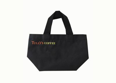 Κίνα Μαύρα κεντήματα 600D Polyester Tote Bags AZO Free Polyester Επαναχρησιμοποιήσιμες σακούλες προς πώληση