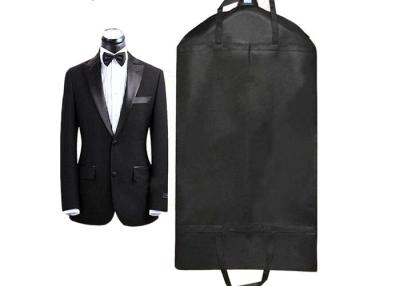 China Laminated RPET Suit Garment Bag Waterdicht Mens Suit Bag Opvouwbaar Te koop