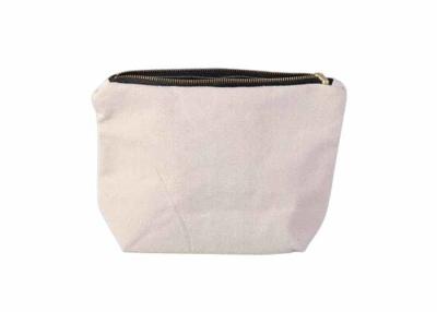 China Customized Logo 12oz natural Cotton Toiletry Bag With Silk Screen Printing zu verkaufen