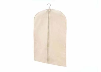 China Customized Natural Cotton Foldable Suit Garment Bag With Zipper Closure for sale