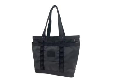 China Custom Print Black Polyester Tote Bags eco friendly shopping bag for sale