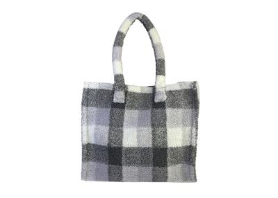 China Checked Polyester Tote Bags For Eco Friendly Digital Printing for sale