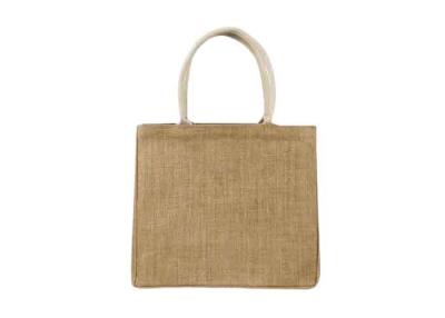 China Customized Reusable Jute Tote Bags For Shopping And Promotion for sale