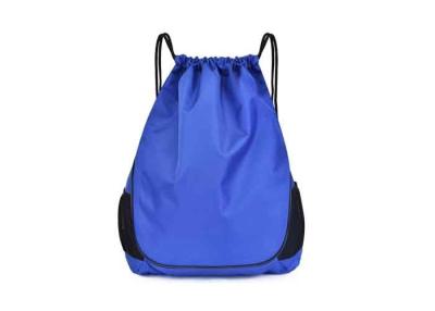 China Customized Water Resistant Polyester Drawstring Backpack With Adjustable Straps for sale