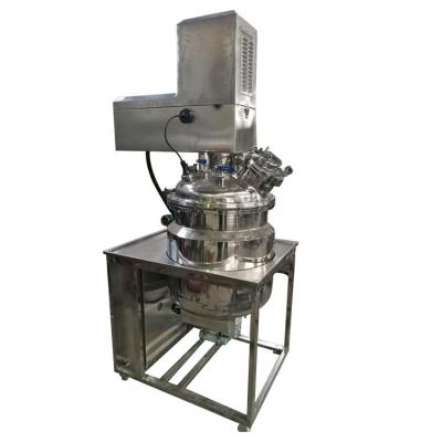 China Platform No Lifting Various Promotional Goods Using Silvery Gray Homogenizing Emulsifying Mixer Machine for sale