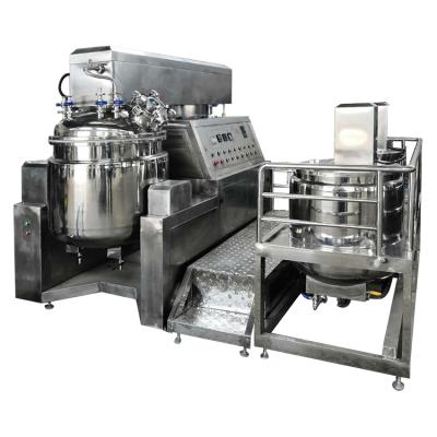 China Unique Hydraulic Lifting Guaranteed Quality For Emulsifying Ointment Vacuum Mixer Machine for sale