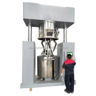 China Produce Mixer Stainless Steel Pot Glue Mixer Silica Gel Glass Glue Cream High Viscosity Mixing Production Line for sale