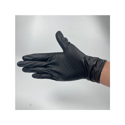 China House Kitchen Cleaning Nitrile Synthetic Gloves Wholesale Nitrile Glove High Elastic Good Quality Black Color Bule Powder Free for sale