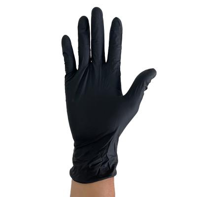 China House Kitchen Cleaner Good Quality Bule Color High Elastic Nitrile Vinyl Powder Blend Nitrile Glove Black Synthetic Ves Glo Free for sale