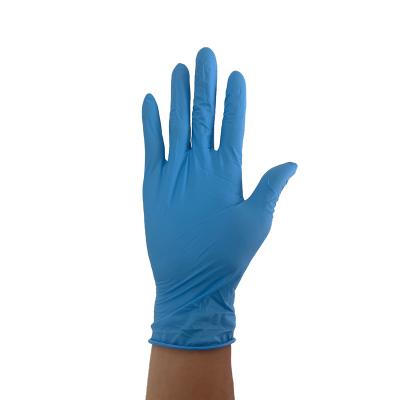 China House Kitchen Cleaner Good Quality Bule Color High Elastic Nitrile Vinyl Powder Blend Nitrile Glove Black Synthetic Ves Glo Free for sale