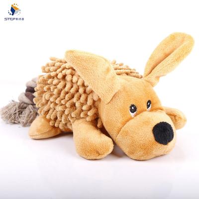 China Wholesale Custom Cute Yangzhou Plush Pet Plush Toys Sounding Puzzle Dog Toys Dolls Teeth Cleaner and Bite Toys for sale