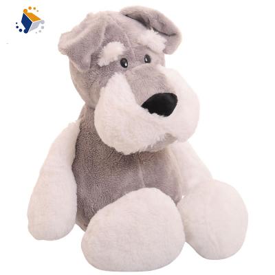 China Vmanufacturer Wholesale Kids Gift Cartoon Dog Doll Birthday Gift German Shepherd Plush Toy Schnauzer Doll For Kids Baby Gift for sale