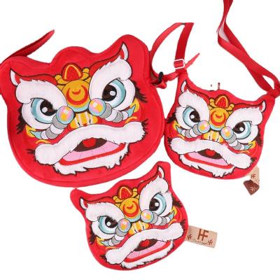 China Wholesale Kids Gift Children's Plush Cross - Red Body Bag Chinese Style Lion Dance Envelope Storage Bag Party vManufacturer For Kids for sale