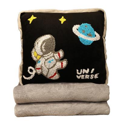 China Wholesale Custom Soft Cute Kids Gift Nap Pillow Cover Car Cushions Stuffed Plush Toy Doll Clouds Astronaut Starry Pillow Manufacturer for sale