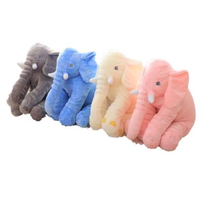 China Animal Elephant Toy Soft Baby Pillow Stuffed Gray Elephant Plush Toy Pillow from wholesale 40cm plush toy for sale