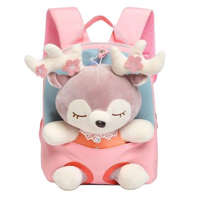 China Wholesale custom hot cute plush backpack plush squishmallow kids gift sale animal elk backpack backpack manufacturer for kids baby gift for sale