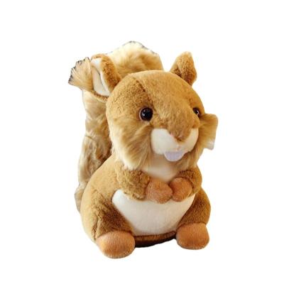 China Wholesale Custom Hot Selling Kids Gift Cute Simulation Squishmallow Doll Squirrel Plush Pillow Ornament Manufacturer For Kids Baby Gift for sale