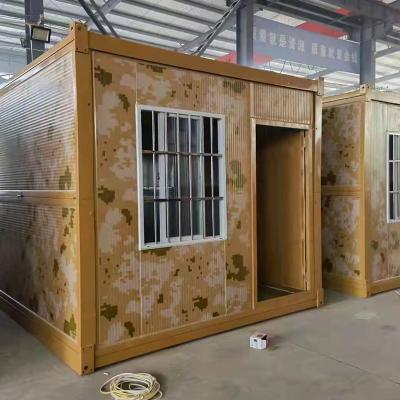 China Modern Temporary Movable Folding Container House For Workers Dormitory for sale