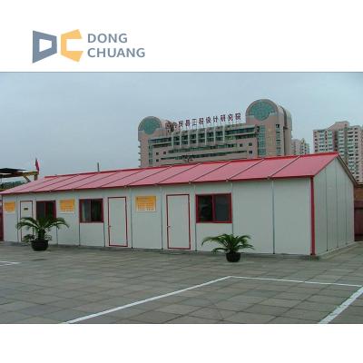 China Modern House Set Prefab House Individually Customized Prefab Wooden Villa Sentry Box Guard House Office Building New Steel Toilet for sale