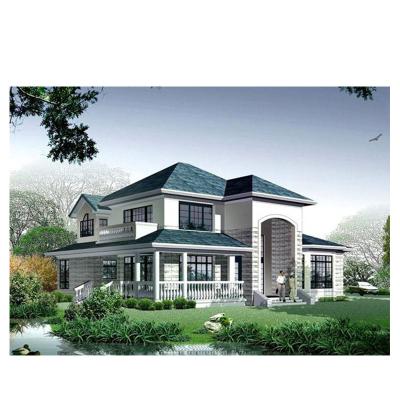 China Easy installation the newest villa prefab steel house supplier for sale