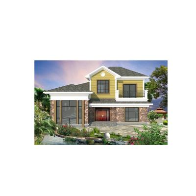 China Easy Installation Prefab House Villa Luxury Prefab Villa For Custom for sale