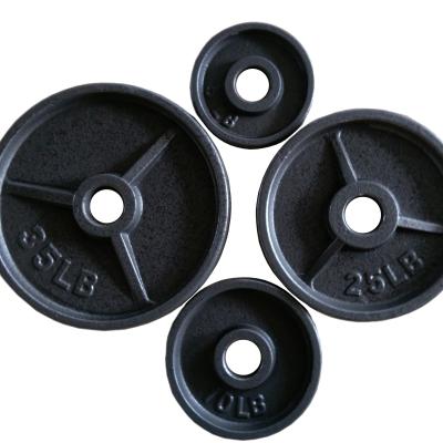 China Fitness Equipment Application Cast Iron Plate Weight Plate for Simple Strength Training, Weightlifting and Crosfit for sale