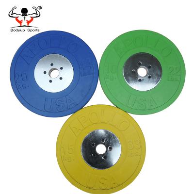 China Cross Fit Weightlifting Weight Lifting Apollo Bumper Plates for sale