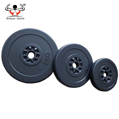 China Cross Fit Cement Weight Training Fitnesss Weightlifting 1 Inch High Quality Plates for sale