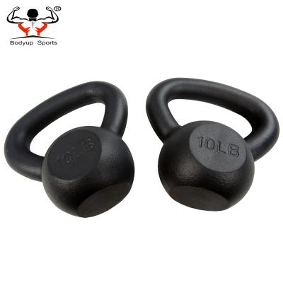 China Strength Forming Premium Kettlebell Powder Coated Solid Cast Iron Kettlebell for sale