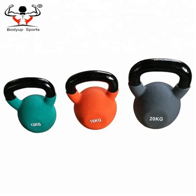 China Kettlebell Strength Training Workout High Quality PVC Coated Cat Iron Neoprene Kettlebell for sale