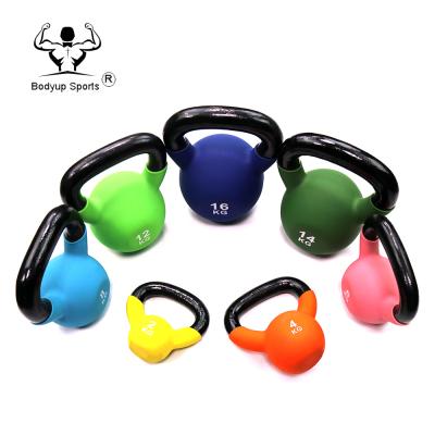 China Universal High Quality PVC Coated Cat Iron Neoprene Kettlebell for sale