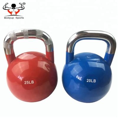 China Weightlifting Exercise Profssional Professional Training Color Standard Weight Competition Kettlebell for sale