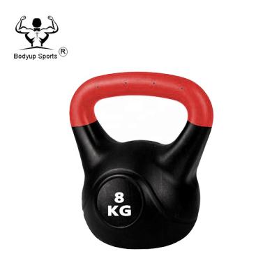 China Hot Sale Adjustable Kettlebell Sand Cement Kettlebell Weightlifting Sand Plastic Kettle Bell for sale