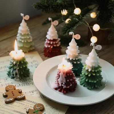 China Scent Cheap Price Scented Candle Scent Aromatherapy Candles Christmas Decoration Christmas Tree Candle for sale