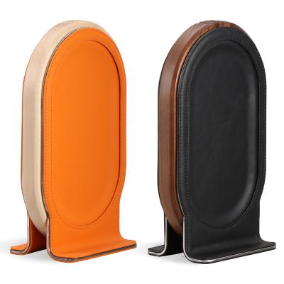 China For SAMDI 2023 New Earphone Best Selling Custom Wooden Earphone Display Earphone Holder Stand Gaming Headset Stand for sale