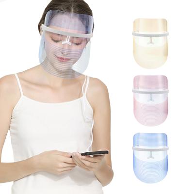 China PDT Pigment Removal LED Phototherapy Beauty Face Mask Led Machine Facial Light Up Therapy Led Face Mask for sale