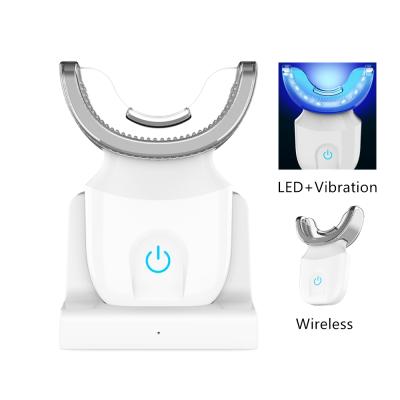 China Teeth Whitening For 15 Minutes New Logo Cordless USB Laser Rechargeable Blue Daily Private Home Use Led Teeth Whitening Kit With Led Light for sale