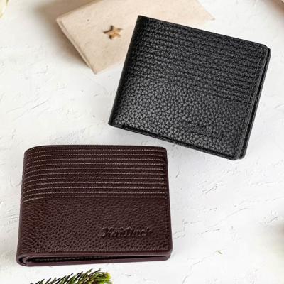 China Minimalist 2022 Men's Summer Business Card Coin Purse Short Multi Pocket Money Bags Casual Minimalist Synthetic Leather Wallet Wallet for sale