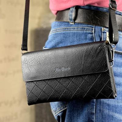 China 2022 New Retro Fashion Men's Bag The Same Paragraph Small Business Handbag Shoulder Mobile Phone Bag Men's Messenger Sling Crossbody Bag for sale