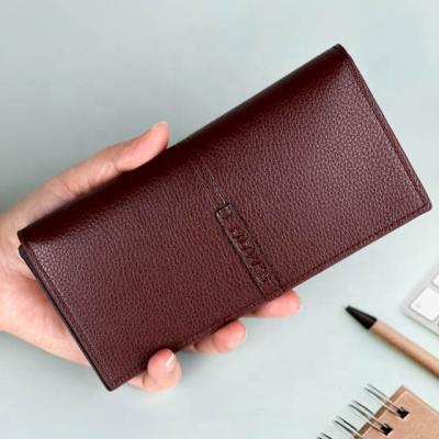 China Factory Wholesale Cheap PU Leather Wallet Clutch Bags Vintage Long Wallet Business Men Hot Multi Card Purse for sale