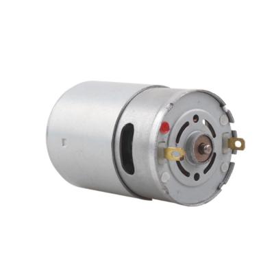 China 2021 quality magnet constant 30000 rpm RS555 12v super high speed totally enclosed dc motor 24v 120w for sale