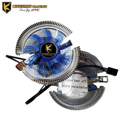 China Cooler Blue Lightweight Computer Case Radiator Heatsinks CPU Fan for sale