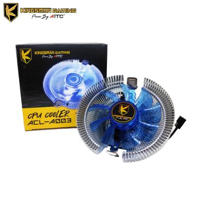 China Cooler Computer Case CPU Fan Radiator Heatsinks With Blue Light for sale